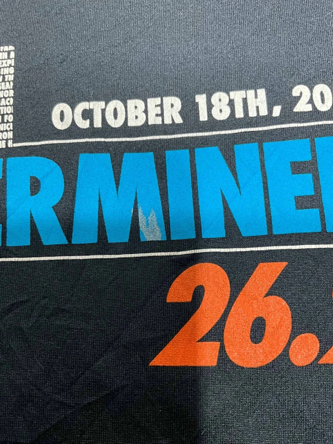 T-shirt Nike Dri-Fit Columbus Marathon Homme L Vintage Noir – photo 6